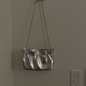 Silver Chain Shoulder Bag